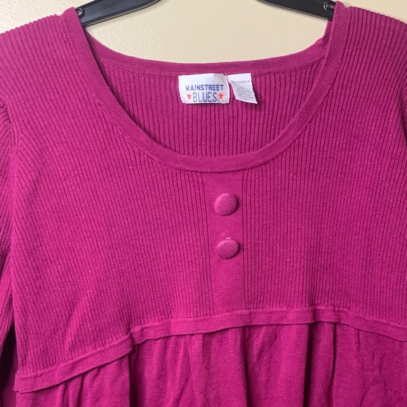 Hampshire Studio Women's Pink Sweater - Picture 3 of 4